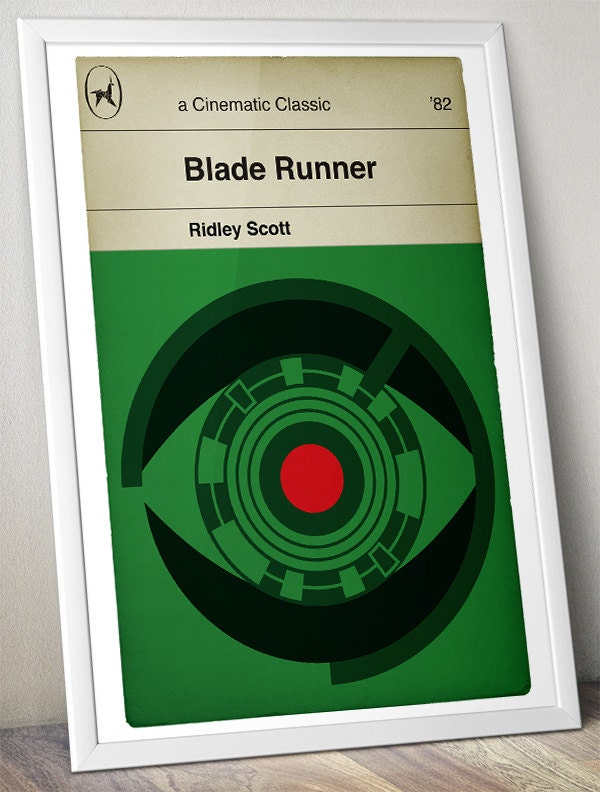 Blade Runner - Ridley Scott - Classic Book Cover Poster (Various Sizes)