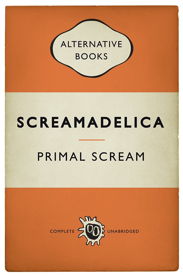 Primal Scream - Screamadelica - Alternative Book Cover Poster (Various Sizes)