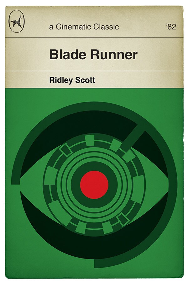 Blade Runner - Ridley Scott - Classic Book Cover Poster (Various Sizes)