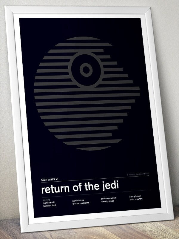 Star Wars - Return of the Jedi - Alternative Swiss Style Poster (Various Sizes)