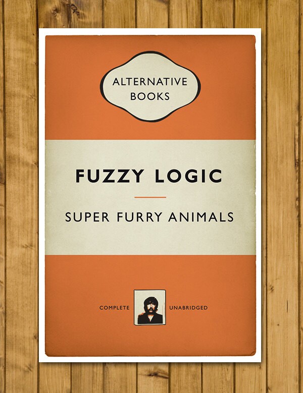 Super Furry Animals - Fuzzy Logic - Alternative Book Cover Poster (Various Sizes)