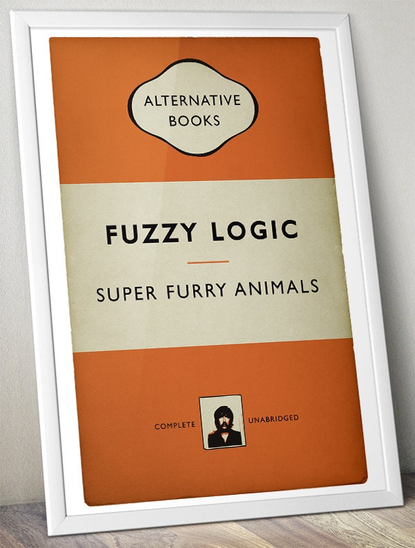 Super Furry Animals - Fuzzy Logic - Alternative Book Cover Poster (Various Sizes)