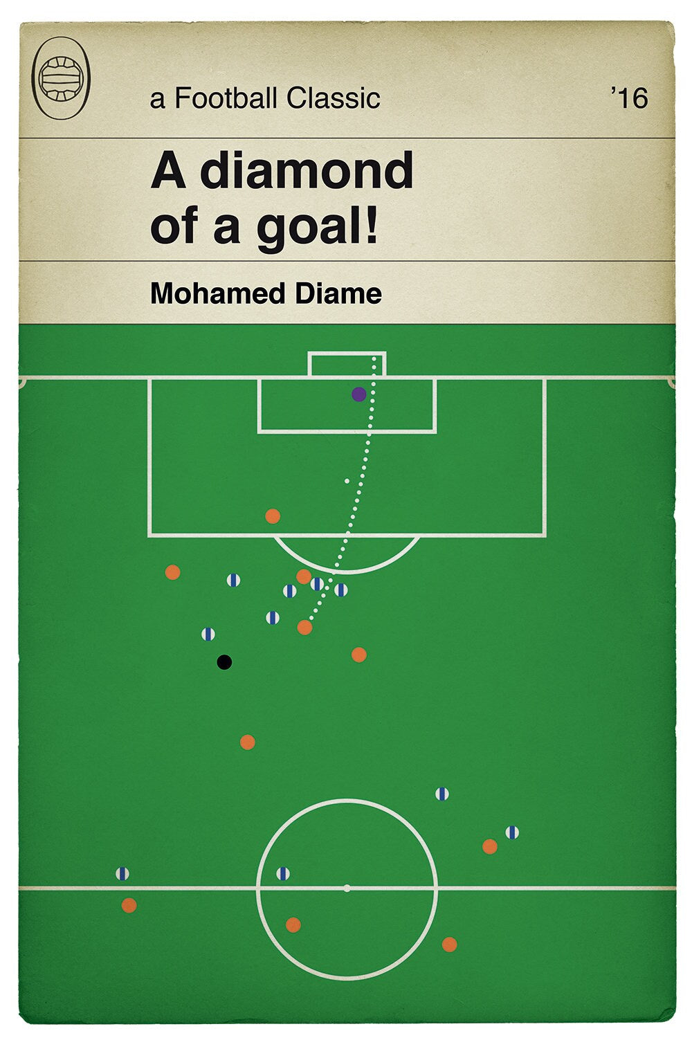 Mohamed Diame goal for Hull City v Sheffield Wednesday in the 2016 Championship Play-Off Final (Various Sizes)