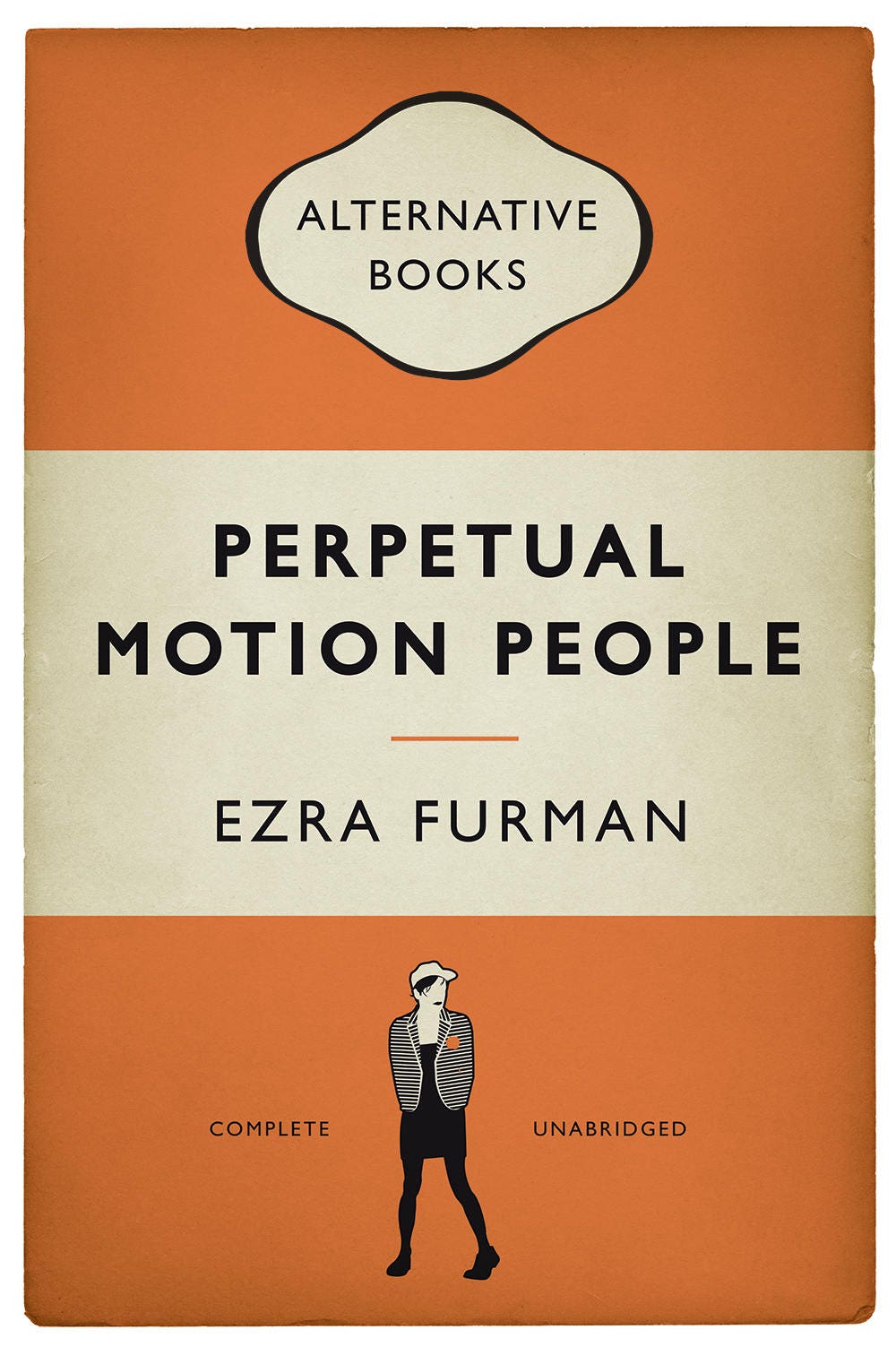 Ezra Furman - Perpetual Motion People - Book Cover Poster - Alternative Book Cover Print - Indie Rock Music Gift (Various Sizes)