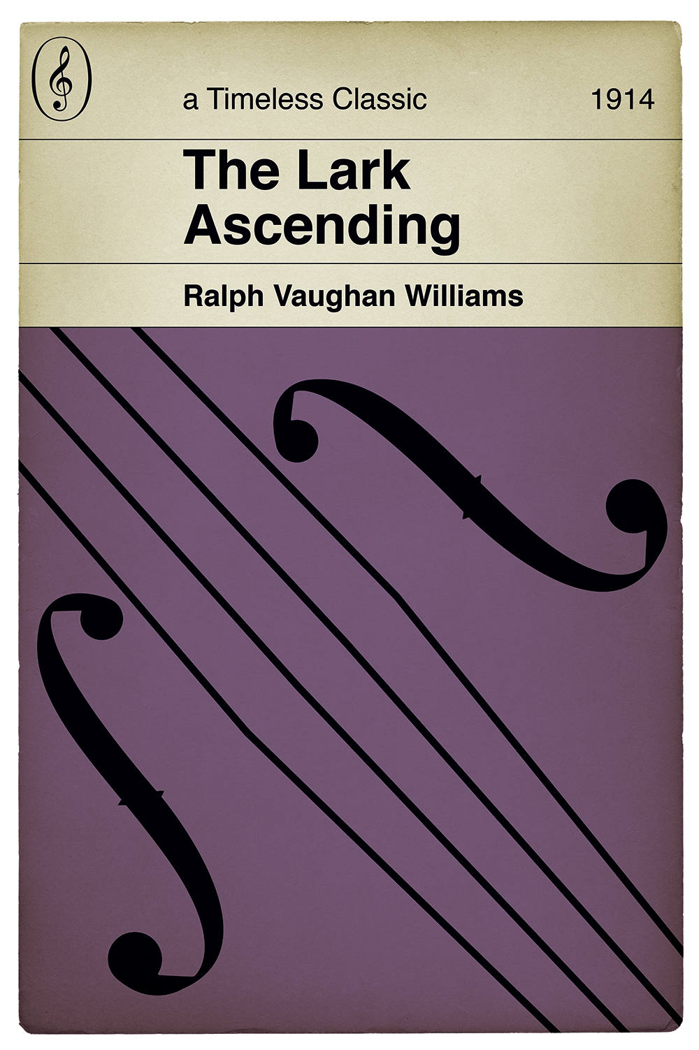 Ralph Vaughan Williams - The Lark Ascending - Timeless Classic - Classical Music - Alternative Book Cover Poster (Various Sizes)