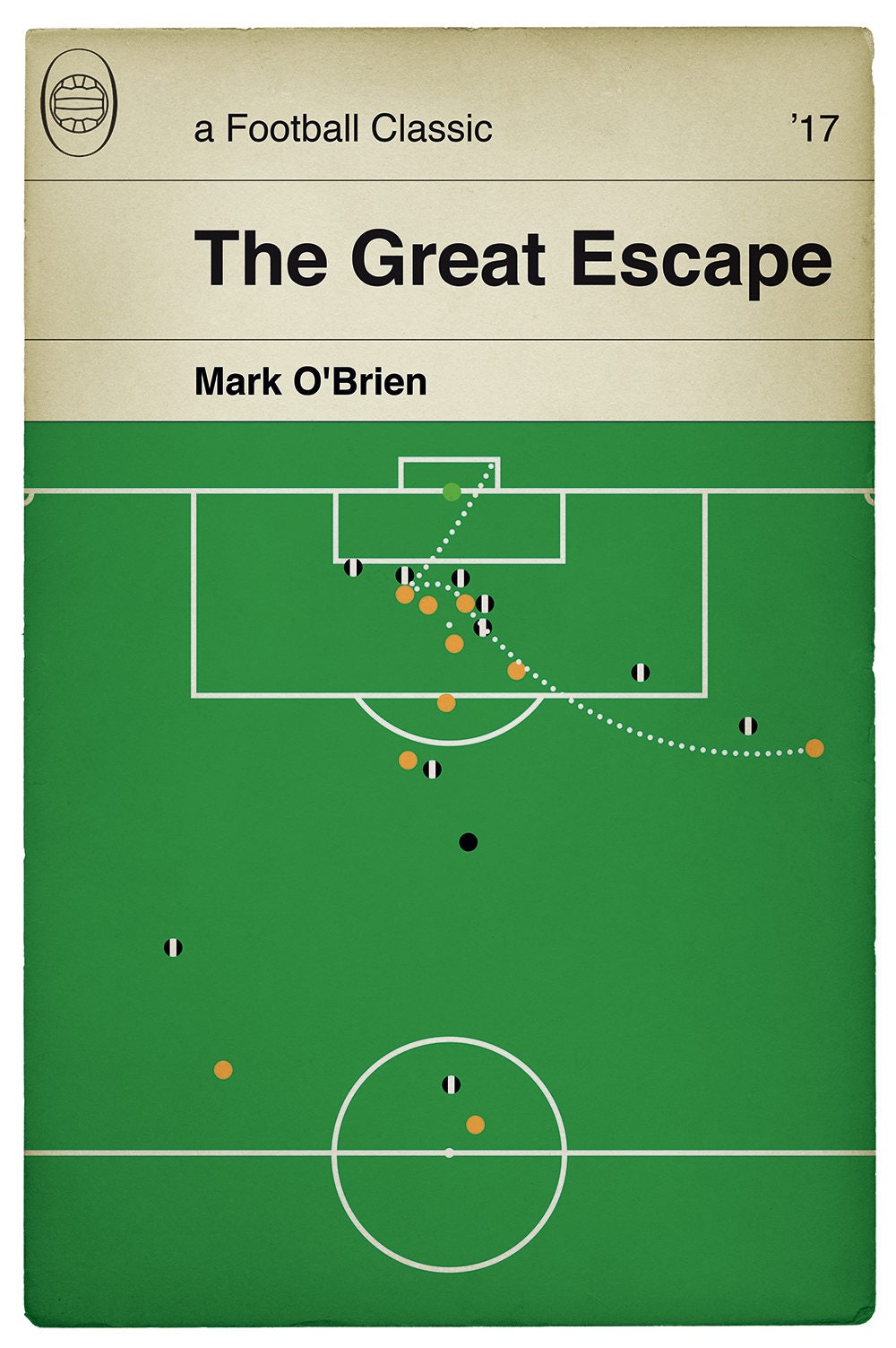 Newport County winning goal v Notts County - Mark O'Brien - The Great Escape - Football Gift - Football Poster (Various Sizes)