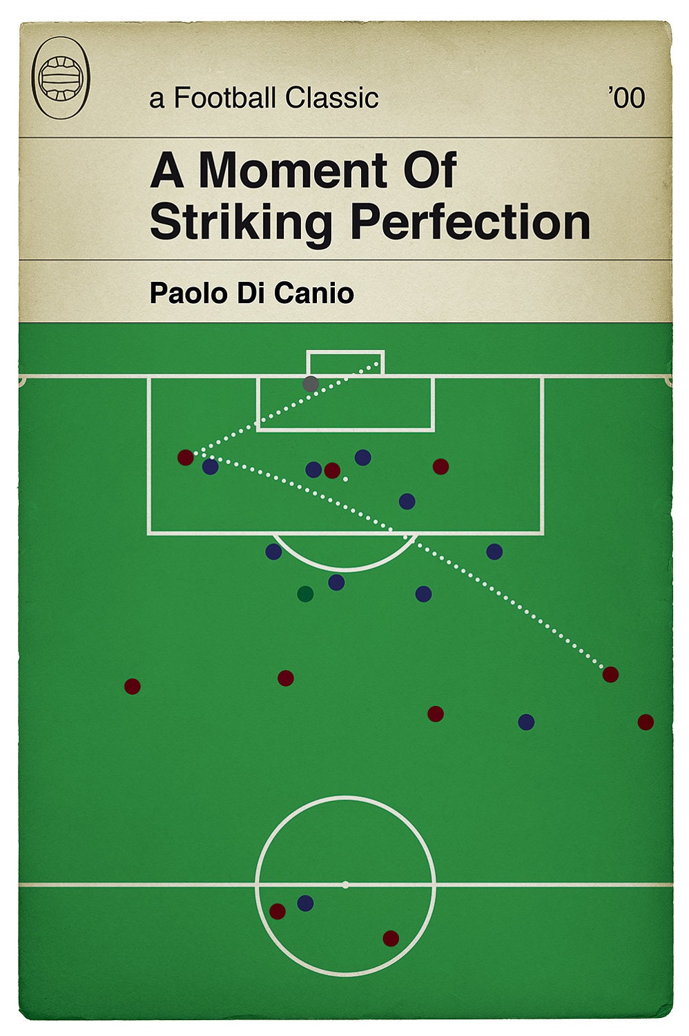 Paolo Di Canio volley - West Ham v Wimbledon - Premier League 2000 (UK and US sizes available)