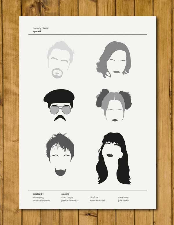 Spaced - Spaced Poster - TV Comedy Classic Print (Various Sizes)