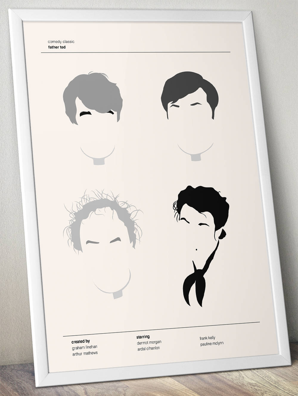 Father Ted - Ted Crilly Print - Father Ted Art - TV Comedy Classic Poster (Various Sizes)