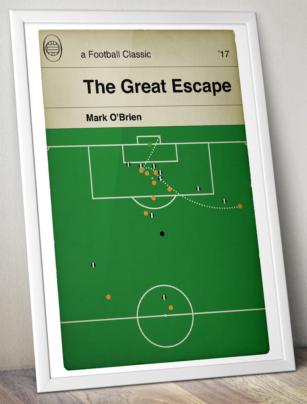 Newport County winning goal v Notts County - Mark O'Brien - The Great Escape - Football Gift - Football Poster (Various Sizes)