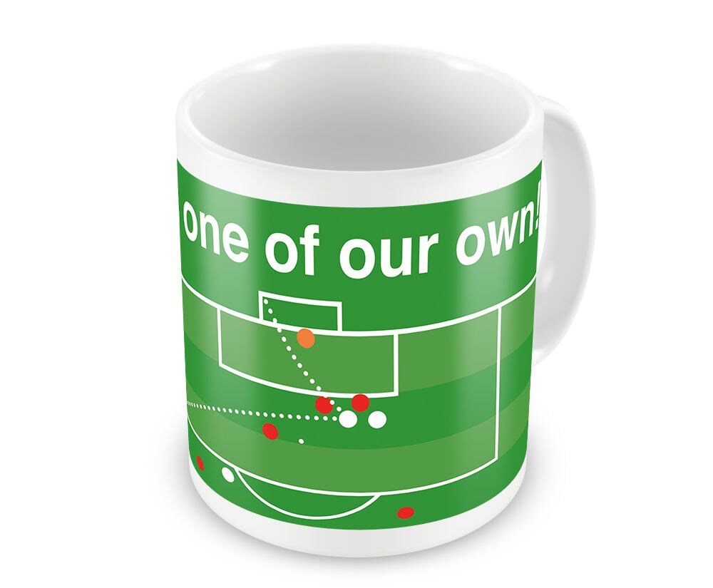 Tottenham winner v Arsenal 2015 - Harry Kane Goal - He's one of our own - Mug - 10oz / 284ml Ceramic Mug - Dishwasher and Microwave Safe