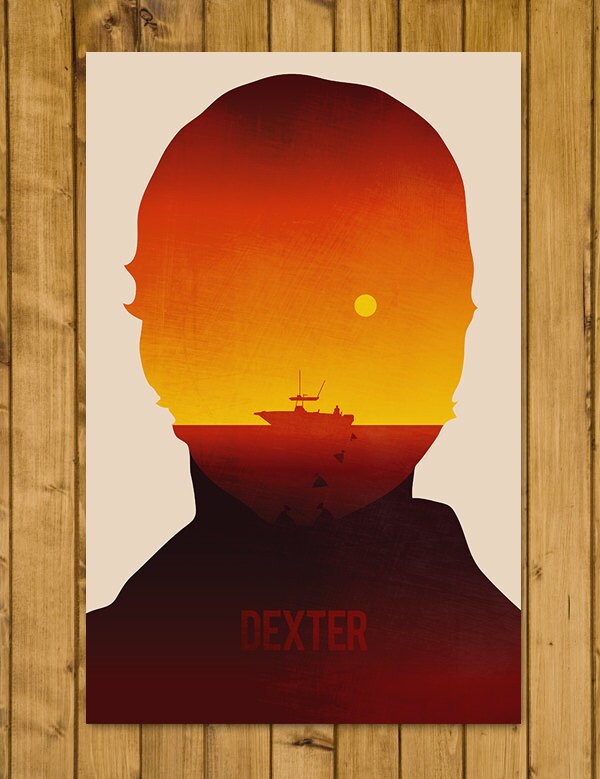 Dexter - Classic Television Series Poster - Unofficial Illustrated Print - TV Gift (Various Sizes)