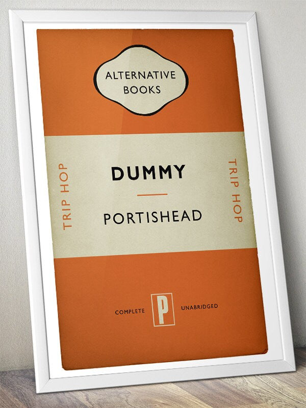 Portishead - Dummy - Trip Hop Print - Alternative Book Cover Poster (Various Sizes)