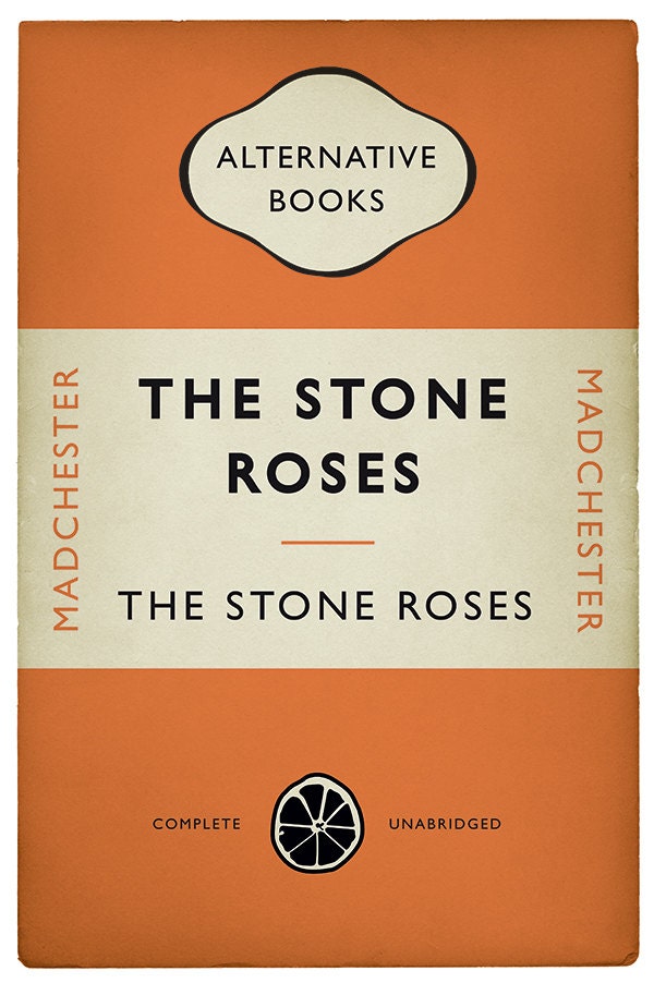 The Stone Roses - Madchester - Alternative Book Cover Print - Music Poster Art (Various Sizes)