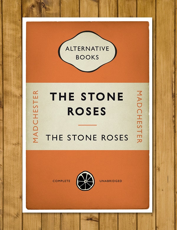 The Stone Roses - Madchester - Alternative Book Cover Print - Music Poster Art (Various Sizes)