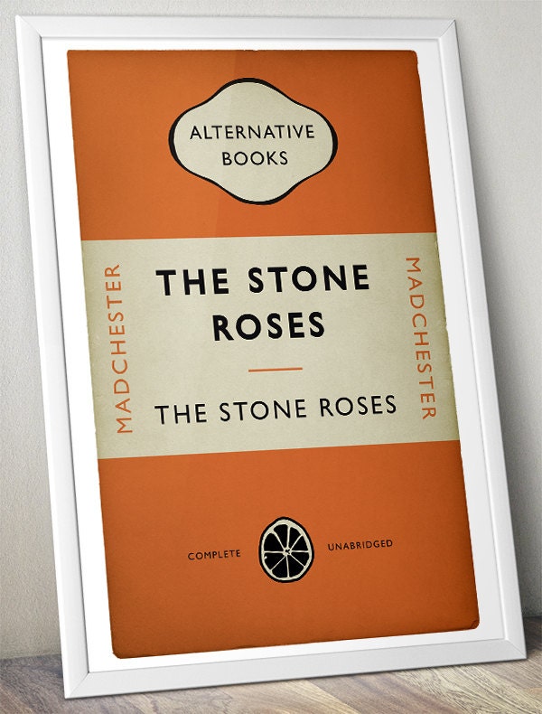 The Stone Roses - Madchester - Alternative Book Cover Print - Music Poster Art (Various Sizes)