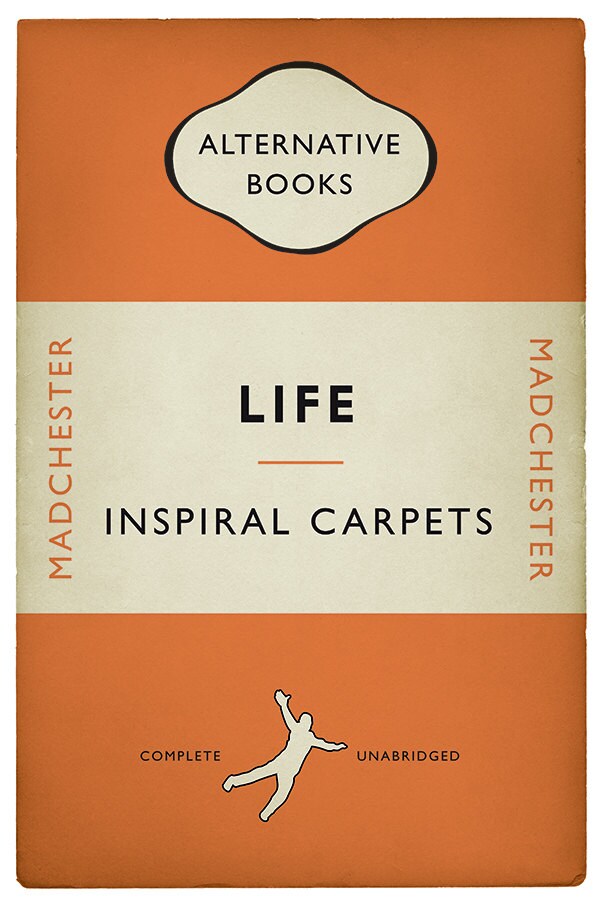 Inspiral Carpets - Life - Madchester - Alternative Book Cover Poster (UK and US sizes available)